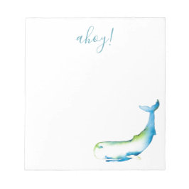 Personalisiertes Geschirr für Wasserfarben Notizblock