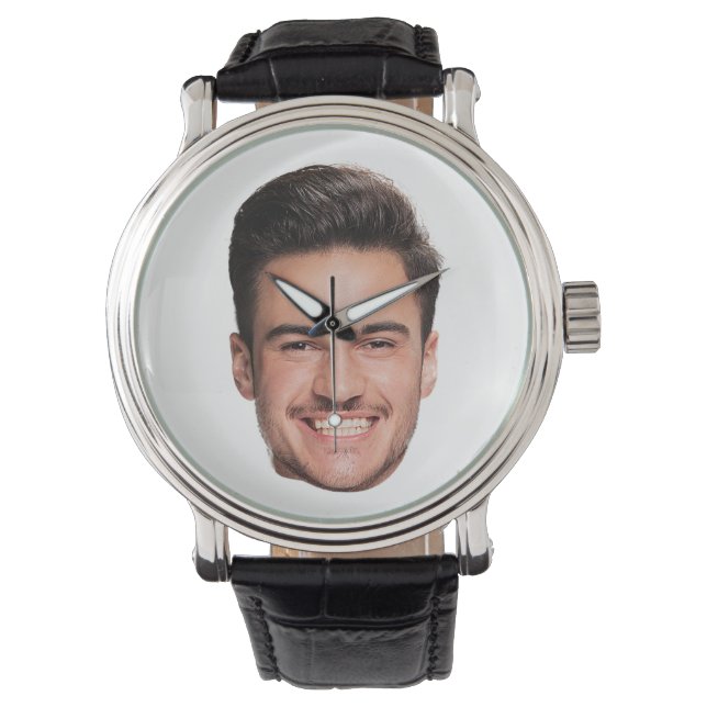 Personalisiertes Gesicht Armbanduhr (Vorderseite)