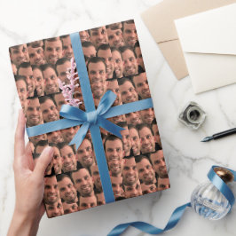 Personalisiertes Gesicht Bild Einzigartiges Foto G Geschenkpapier