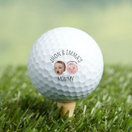 Personalisiertes Gesicht Foto Kinder, Muttertagsge Golfball