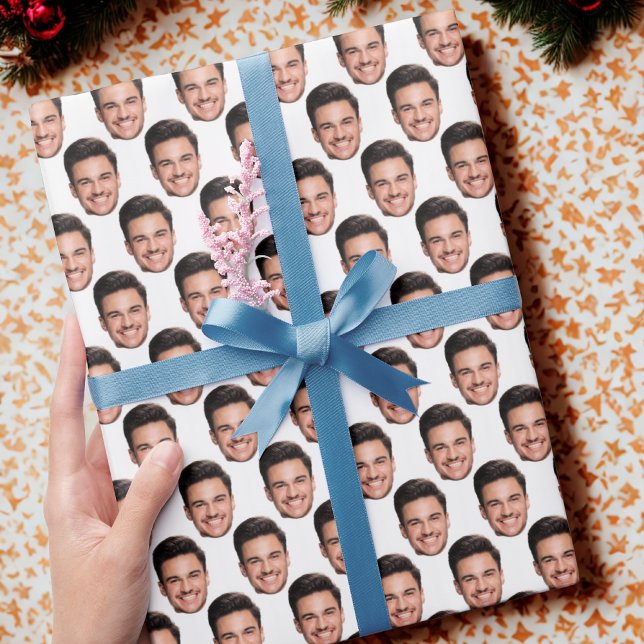 Personalisiertes Gesicht Geschenkpapier, Benutzerd Geschenkpapier (Von Creator hochgeladen)