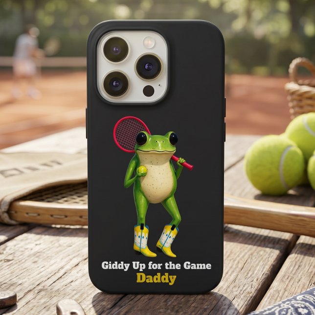 Personalisiertes Giddy Up For The Game Daddy | Eig iPhone Hülle (Von Creator hochgeladen)