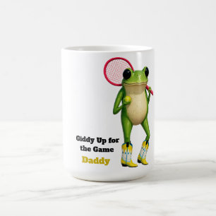 Personalisiertes Giddy Up For The Game Daddy   Eig Kaffeetasse