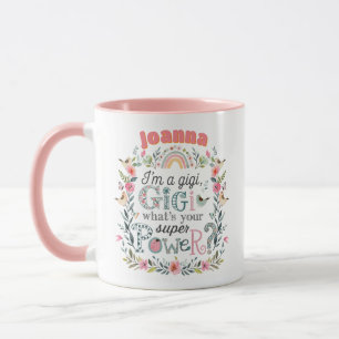 Personalisiertes GIGI Muttertag Geburtstag Weihnac Tasse