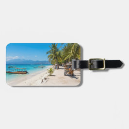 Personalisiertes Gili Trawangan Inselparadies Stra Gepäckanhänger