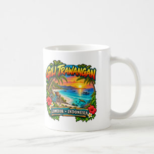 Personalisiertes Gili Trawangan Lombok Kaffeetasse
