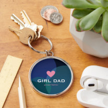 Personalisiertes Girl Dad Holografisch