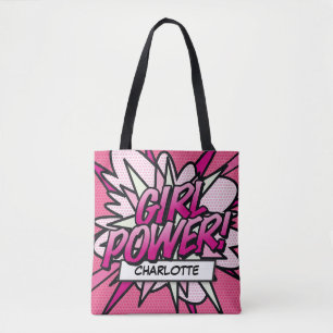 Personalisiertes GIRL POWER Comic Rosa