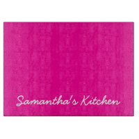 Personalisiertes Glasspanbrett | Rosa und weiß