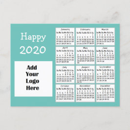 Personalisiertes Glück 2020 Neues Jahr Personalisi Postkarte