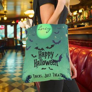 Personalisiertes glückliches Halloween mit grünem