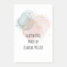 Personalisiertes glutenfreies Kleber Post-it Klebezettel