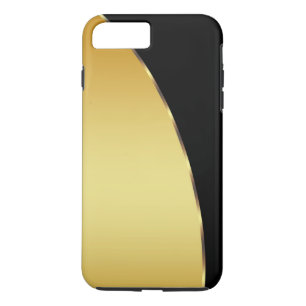 Personalisiertes Gold Metall Elegante Moderne Schw Case-Mate iPhone Hülle