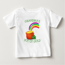 Personalisiertes Gold St. Patrick's Day Shirt