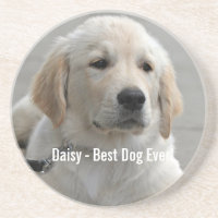 Personalisiertes Golden Retriever Hund Foto und Na