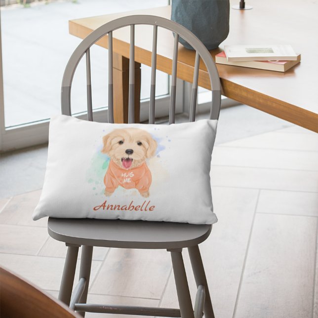 Personalisiertes Golden Retriever Kinderzimmer Kin Dekokissen (Von Creator hochgeladen)
