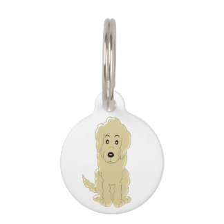 Personalisiertes Goldendoodle-Doodle-Design Haustiermarke