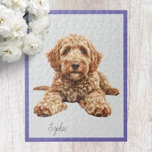 Personalisiertes Goldendoodle Jigsaw Puzzle