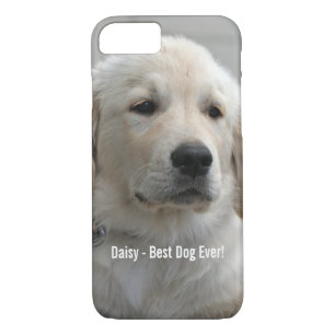 Personalisiertes goldener Retriever-HundeFoto und Case-Mate iPhone Hülle