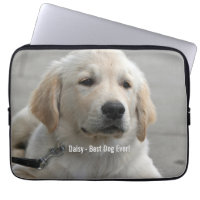 Personalisiertes goldener Retriever-HundeFoto und