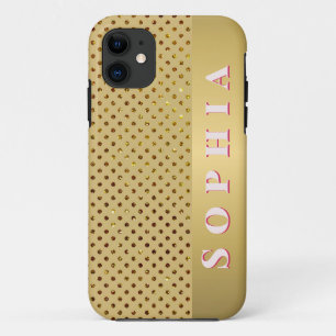 Personalisiertes Goldenes Design für den Besondere Case-Mate iPhone Hülle