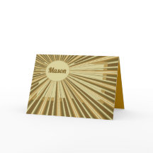 Personalisiertes Goldenes Design