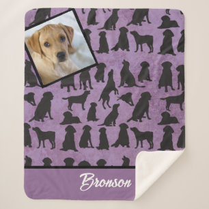 Personalisiertes goldenes Retriever-Muster Sherpadecke