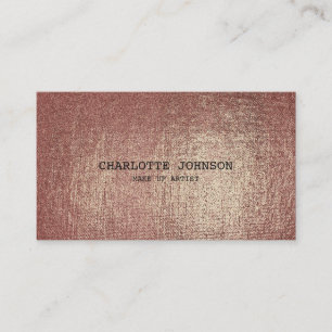 Personalisiertes Goldglänzende Visitenkarte