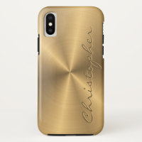Personalisiertes Goldmetallische