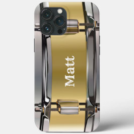 Personalisiertes GoldSnare-Drum Case-Mate iPhone Hülle