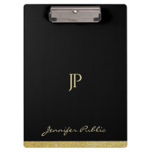 Personalisiertes Goldtext-Name-Monogramm modern