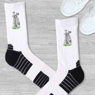 Personalisiertes Golf Anfangsmonogramm Socken