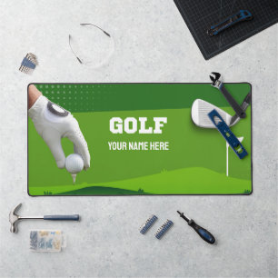 Personalisiertes Golf Desk Mat - Time Elegante Schreibtischunterlage