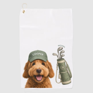 Personalisiertes Golf-Hundetuch mit individuellem Golfhandtuch