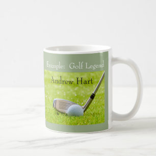 Personalisiertes Golf-Legende-Geschenk mit dem Nam Kaffeetasse