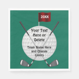 Personalisiertes Golf Party, Golf Napkins Serviette