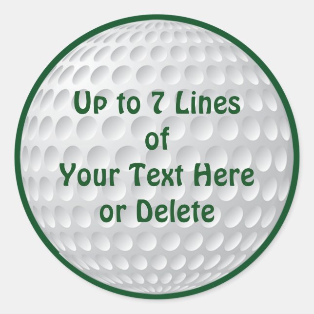 Personalisiertes Golf Party versorgt GOLF STICKERS