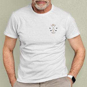 Personalisiertes Golf Player-Logo T-Shirt