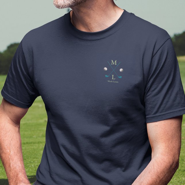 Personalisiertes Golf Player-Logo T-Shirt (Von Creator hochgeladen)