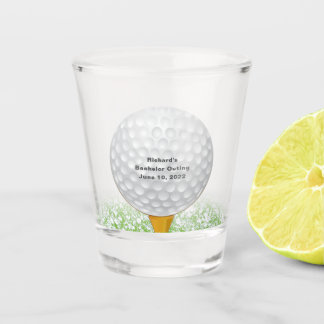 Personalisiertes Golf-Schnapsglas Schnapsglas