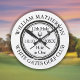 Personalisiertes Golfcenter in einem klassischen G Runde Wanduhr (Personalized Golf Hole in One Classic Round Clock)