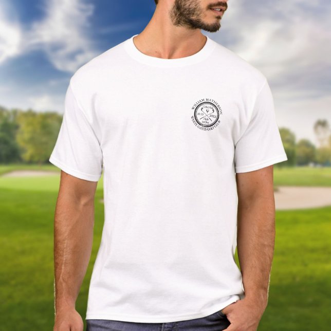 Personalisiertes Golferloch in einem klassischen G T-Shirt (Personalised Golfer's Hole in One Classic Golf T-Shirt)
