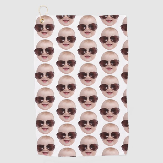 Personalisiertes Golfgeschenk Lover Geschenk für V Golfhandtuch (Vorderseite)