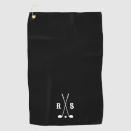 Personalisiertes Golfgeschenk mit Anfangsbuchstabe Golfhandtuch
