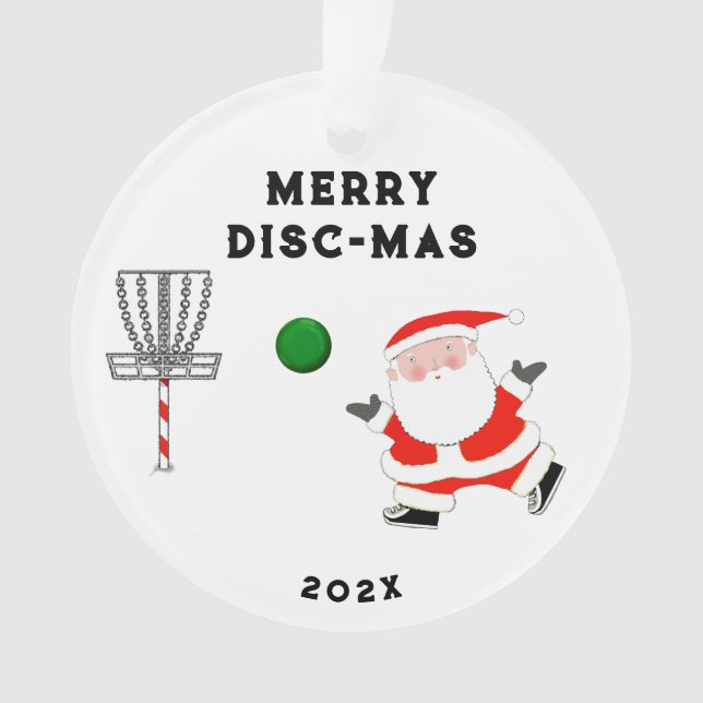 personalisiertes Golfgeschenk Ornament (Vorderseite)