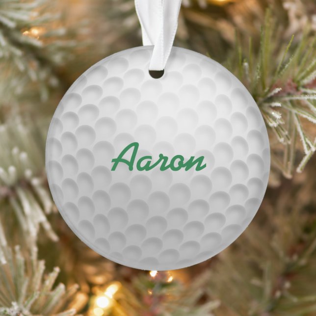Personalisiertes Golfgeschenk Ornament (Baum)