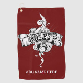 Personalisiertes Golfhandtuch