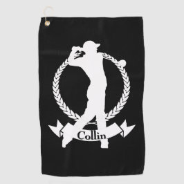Personalisiertes Golfschwingen Herren Golfhandtuch