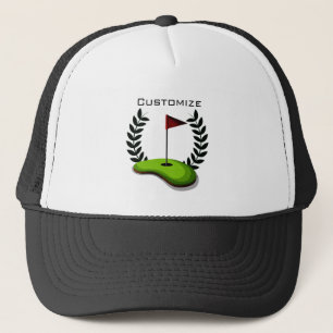 Personalisiertes Golfthema Truckerkappe