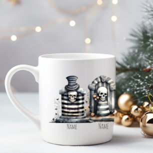 Personalisiertes gotisches Paar Tasse